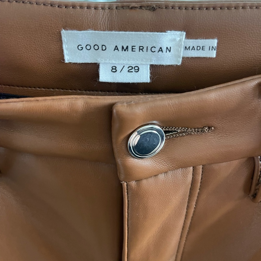 Good American Faux Leather Pant